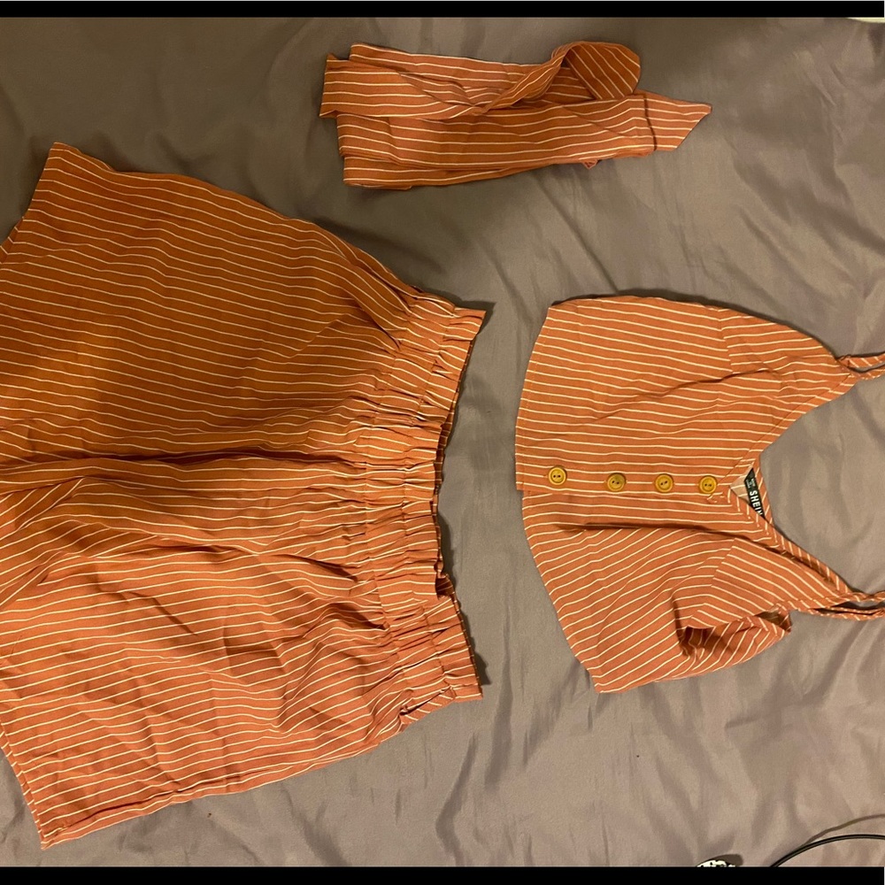 Two piece shorts and top